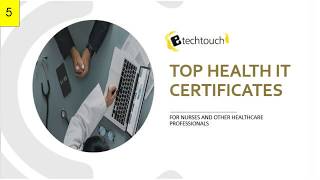 Top Health IT Certificates For Healthcare Professionals [upl. by Madalena]