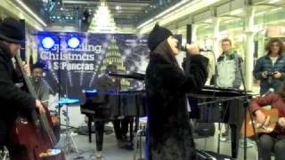 Gabriella Cilmi Sings Warm This Winter at St Pancras [upl. by Eibrik]