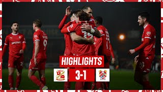 Extended Highlights Swindon Town vs Tranmere Rovers [upl. by Naerb908]