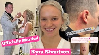 Kyra Renee amp Prestons WEDDINGJesssFam Got A Tattoo [upl. by Legnaleugim618]