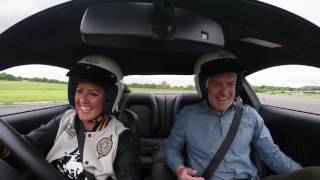 Top Gear Interview with Presenter Sabine Schmitz on Track [upl. by Thekla]