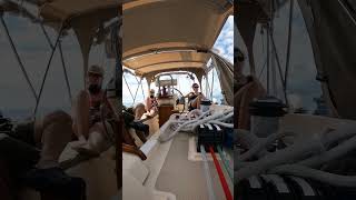 sails out autopilot on life good sailingchannel sailboat sailinglifestyle newsailingchannel [upl. by Eikcim927]