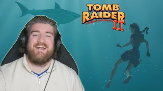 Tomb Raider 2 Remastered  Part 4  CHASED BY A SHARK First Playthrough [upl. by Aiceila811]