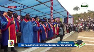 Suite et fin de la cérémonie de collation des grades académiques de lUniversité Kongo [upl. by Colbert791]