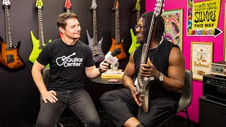 Tosin Abasi Gives a Sneak Peek of a Fresh Ernie Ball Music Man Kaizen Finish  New from NAMM 2024 [upl. by Ahsilyt]