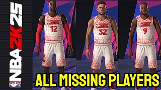 How to use missing players from NBA 2k25 FREE AGENTS [upl. by Coffin]