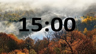 15 minutes Autumn Timer with relaxing music [upl. by Arlie238]