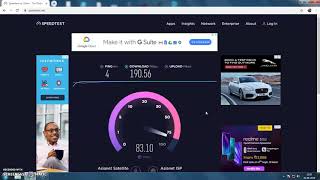 Asianet Giga Fiber 200 Mbps Speed Test [upl. by Nehte474]