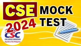 Career Service Exam 2024  Mock Test Challenge [upl. by Yrgoerg]