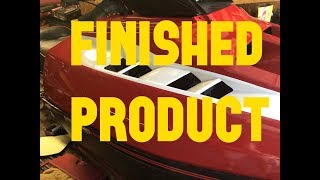 Polaris XCR 440 Project Sled  Painting with Rustoleum Sun Rise Red [upl. by Emse774]