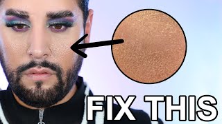 Easy Fix For Patchy Makeup My tips to stop and repair patchy foundation [upl. by Niggem950]