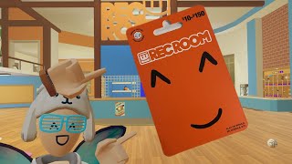 I GOT A REC ROOM GIFT CARD  Rec Room [upl. by Nyram]