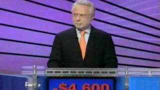 Worst Jeopardy Contestant Ever [upl. by Attenal782]