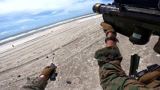 NCBased Marines testfire Stinger missiles at NC coast DVIDS video [upl. by Jacoby733]