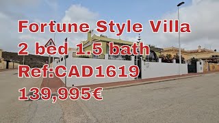 CAD1619 139995 EUROS FORTUNA STYLE VILLA HOUSE TOUR PROPERTY TOUR SPAIN [upl. by Hengel]