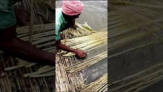 Hardworking Farmer Bundles Jute with Skill shorts [upl. by Emirac]