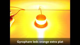 GYROPHARE EXTRA PLAT LED ORANGE [upl. by Ahsatak]