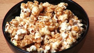 Caramel Nut Popcorn  One Pot Chef [upl. by Barbra]