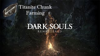 Dark Souls Remastered  Titanite Chunk farming  New Londo Ruins [upl. by Rennerb128]