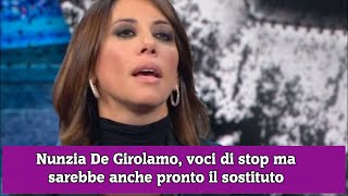 Nunzia De Girolamo voci di stop ma sarebbe anche pronto il sostituto [upl. by Yelnikcm]