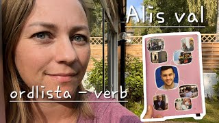 SFI kurs B  Ordlista verb Alis val [upl. by Shaina]