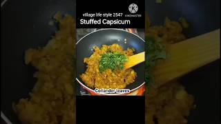 bharwa Shimla mirch recipe youtube youtubeshorts food cooking recipe viral delicious [upl. by Imoen]