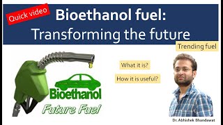 What is bioethanol How is it made Basic principle Future fuel Renewable energy [upl. by Dunaville]