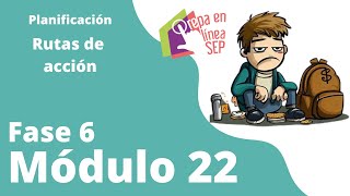 Fase 6 Módulo 22 Planificación Rutas de acción [upl. by Nicodemus]