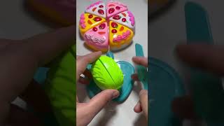 How to cut fruits and vegetables with satisfying sounds fruitscutting toys shorts trending [upl. by Luedtke]