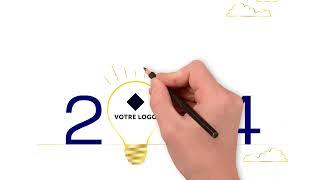 Cybercarte de vœux de bonne année professionnelle 2024 💡 ST180  Vidéostorytelling by Néologis [upl. by Claire677]