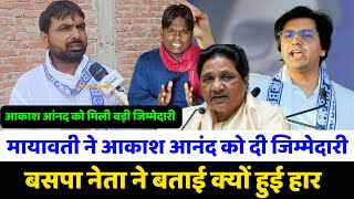 मायावती ने भतीजे आकाश को दी बड़ी जिम्मेदारी बसपा नेता ने बताया क्यों मिली हारMayawati bsp [upl. by Serg758]