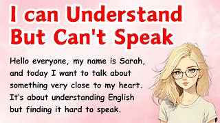 I can Understand But Cant Speak  Improve English skills  Learn English With Stories [upl. by Dlnaod264]