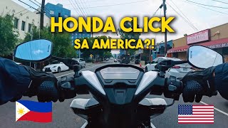 Honda Click in America  MotoVlog Ep 2  Test Ride 2 [upl. by Trent]