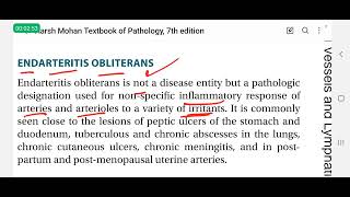 Endarteritis obliterans in Hindi  pathology lectures [upl. by Ielak799]