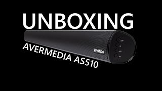 Unboxing AVerMedia Soundbar SonicBlast AS510 [upl. by Aniretake]