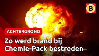 Reconstructie brand ChemiePack Moerdijk  Omroep Brabant [upl. by Bride]