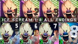 Ice Scream 18 all endings [upl. by Abdulla]