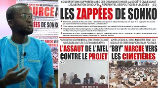 Décryptage de la UNE de source A quot Les zappées de Sonko BBY marches vers les cimetières quot [upl. by Berthe692]