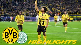 71 Adeyemi scores three Guirassy twice  BVB  Celtic  Highlights [upl. by Orson]