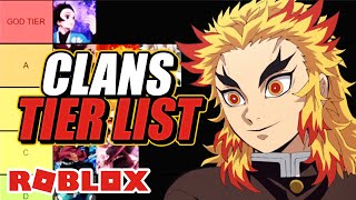 Slayers Unleashed Best Clan You can Choose Roblox Demon Slayer Guide [upl. by Atirahs]