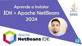 Cómo instalar JDK y NetBeans  2024 [upl. by Uyekawa]