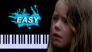 Braveheart  A Gift Of A Thistle EASY Piano Tutorial [upl. by Galateah]