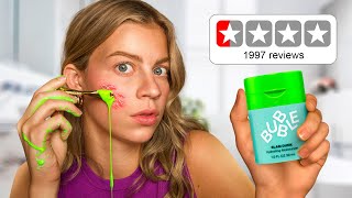 RATING POPULAR SKINCARE PRODUCTS shocking results [upl. by Akeylah]