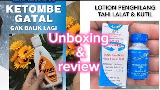 Review Swis Paris Lotion penghilang Tahi LalatampKutil  Unboxing Selsun Shampo Spesialis Ketombe [upl. by Maynard640]