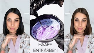 Haare entfärben 💁🏽‍♀️ [upl. by Naid601]