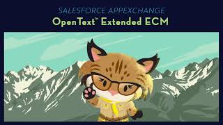 세일즈포스 솔루션을 위한 OpenText Extended ECM [upl. by Anifled918]