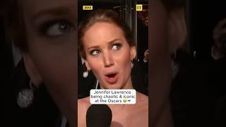 Jennifer Lawrence Being ICONIC At The Oscars [upl. by Wileen]