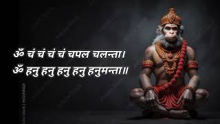 OM CHAM CHAM CHAPAL CHALANTA  Bajrang Baan  lord Hanuman song  mind relaxing🎧 GHOSTGaming11111 [upl. by Alwin]