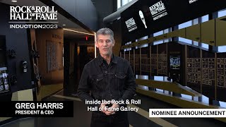 2023 Nominee Announcement Rock amp Roll Hall of Fame President amp CEO Greg Harris [upl. by Wulf825]