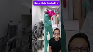 Atitude Incrível 😯🦸 medicina medico enfermeiro enfermagem saude pediatriaonline pediatria [upl. by Anitsirhk]